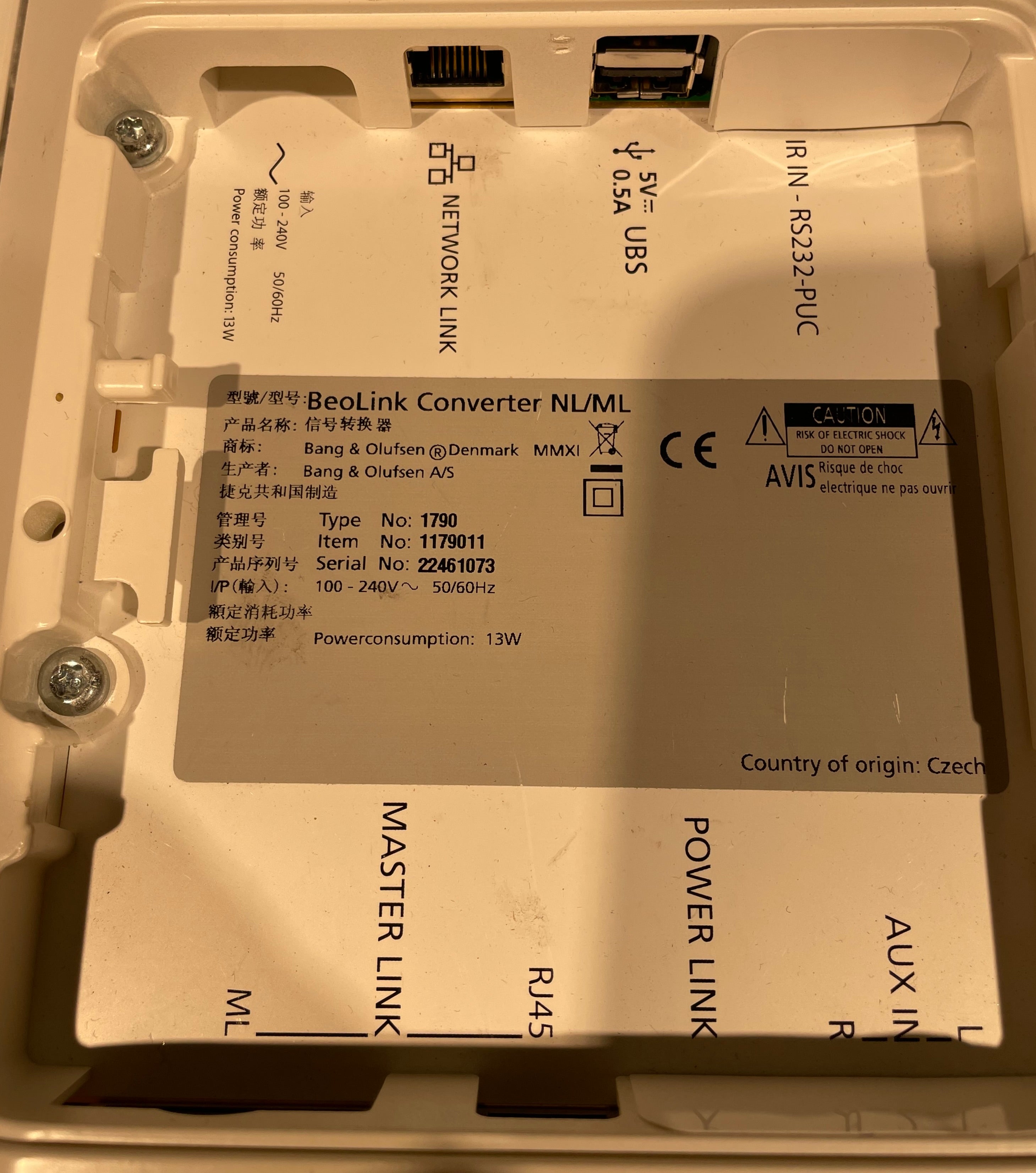 BeoLink Converter NL/ML (22461073)