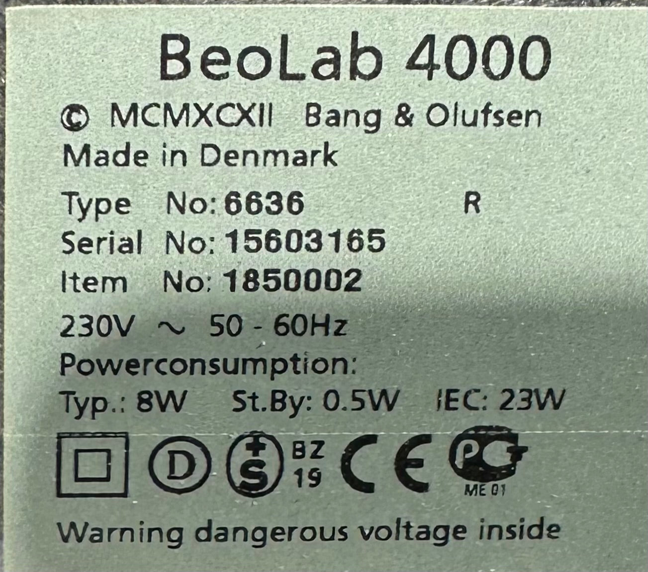 BeoLab 4000 sølv (15603165)
