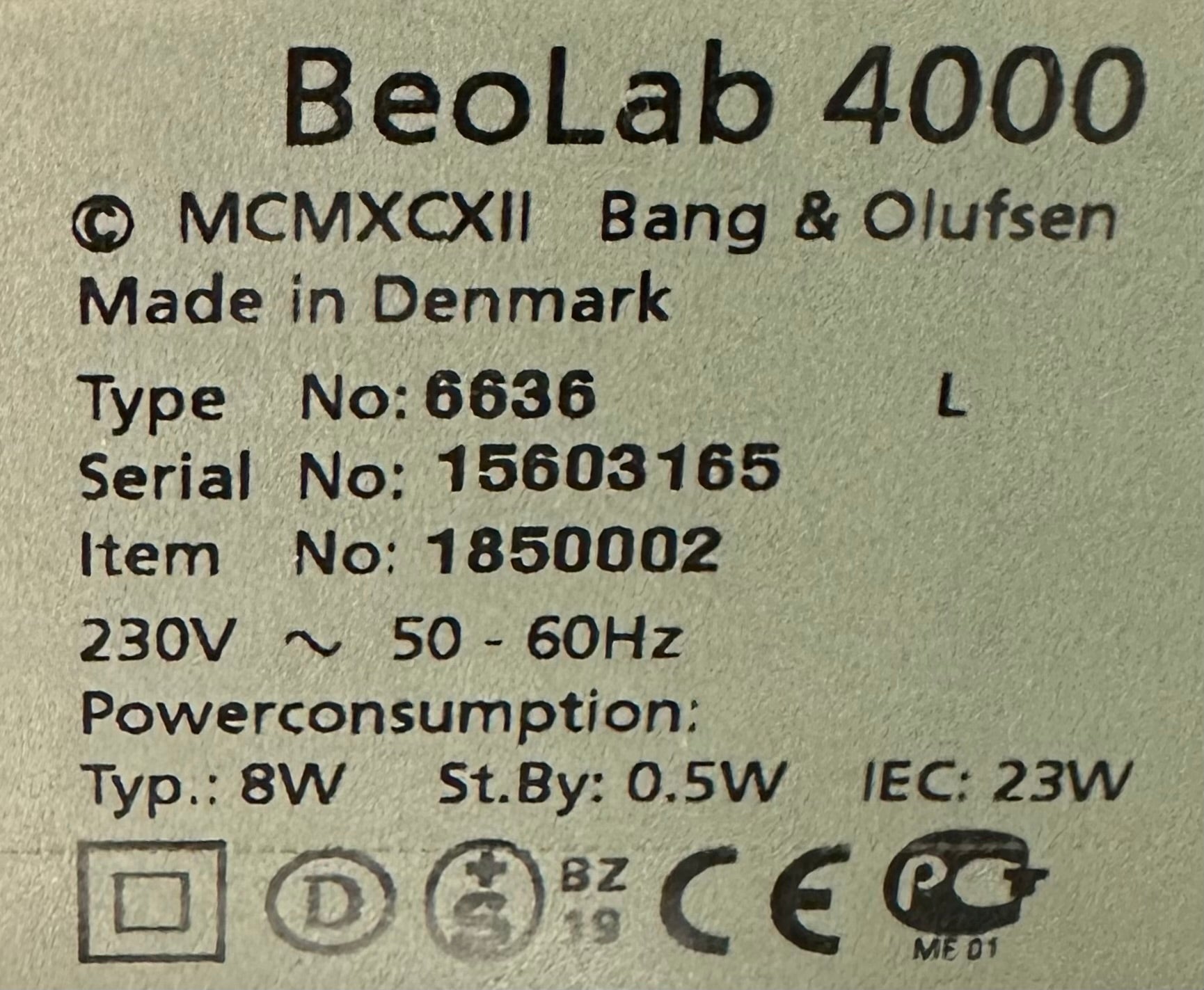 BeoLab 4000 sølv (15603165)