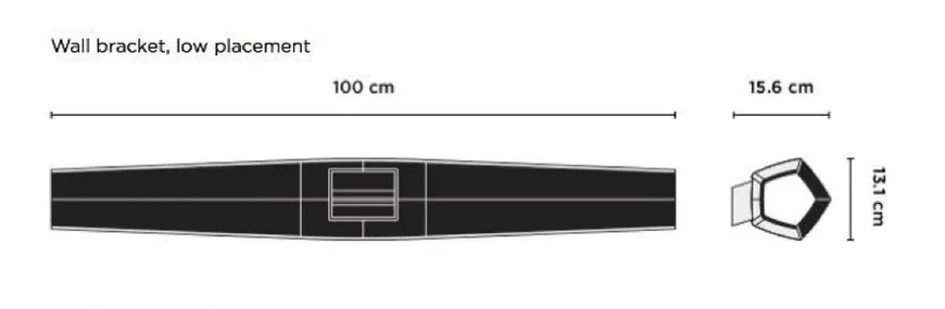 BeoSound 35 Wall Bracket, Low