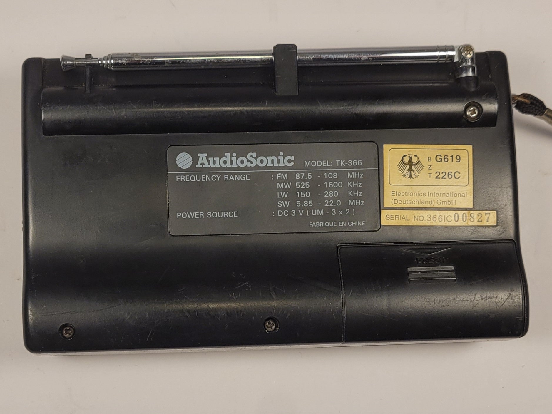 AudioSonic TK-366