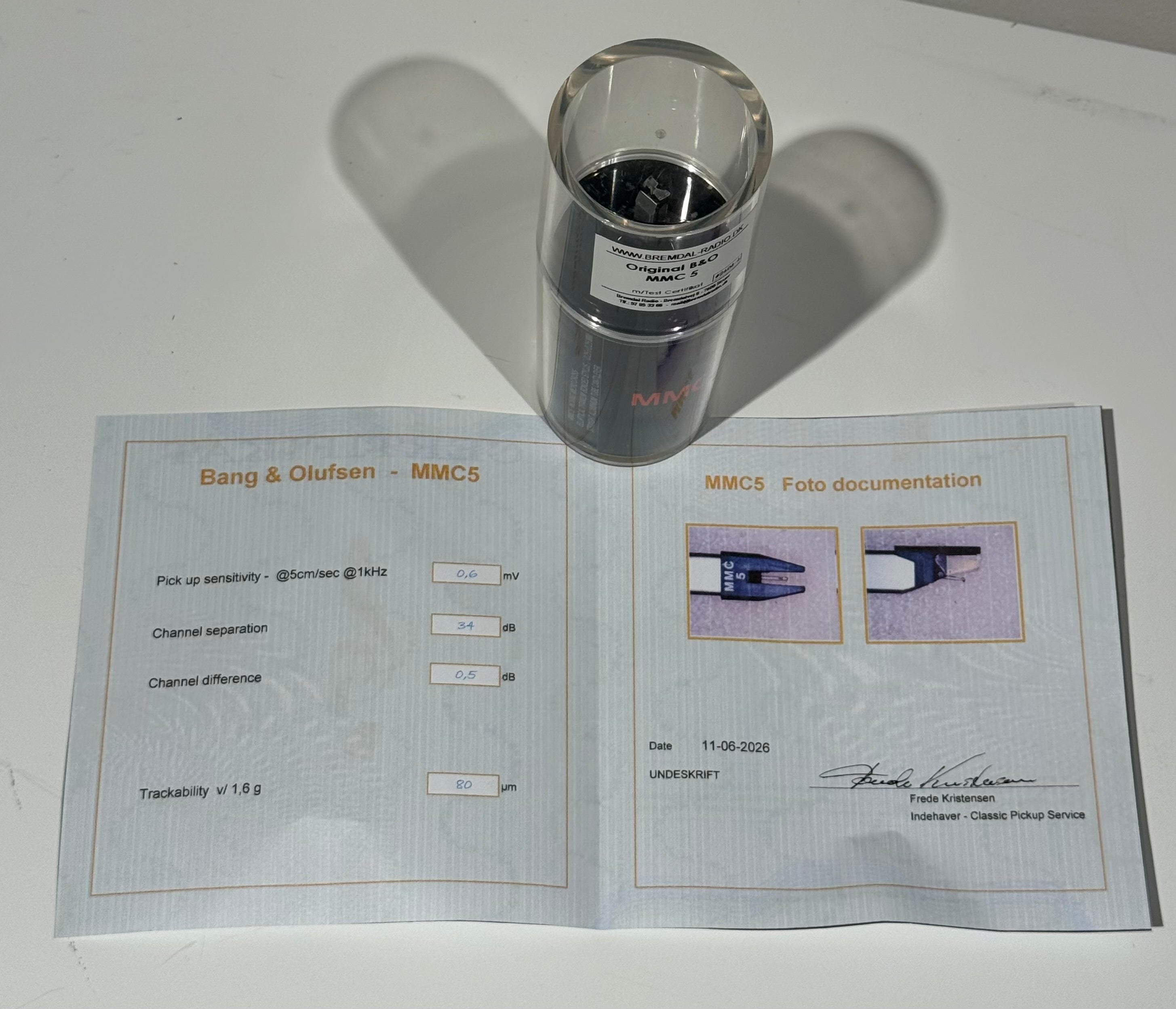 MMC 5 Pick-Up med Certifikat 2606-6