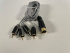 Kabel 5 pol Din Han til Phono (RCA)