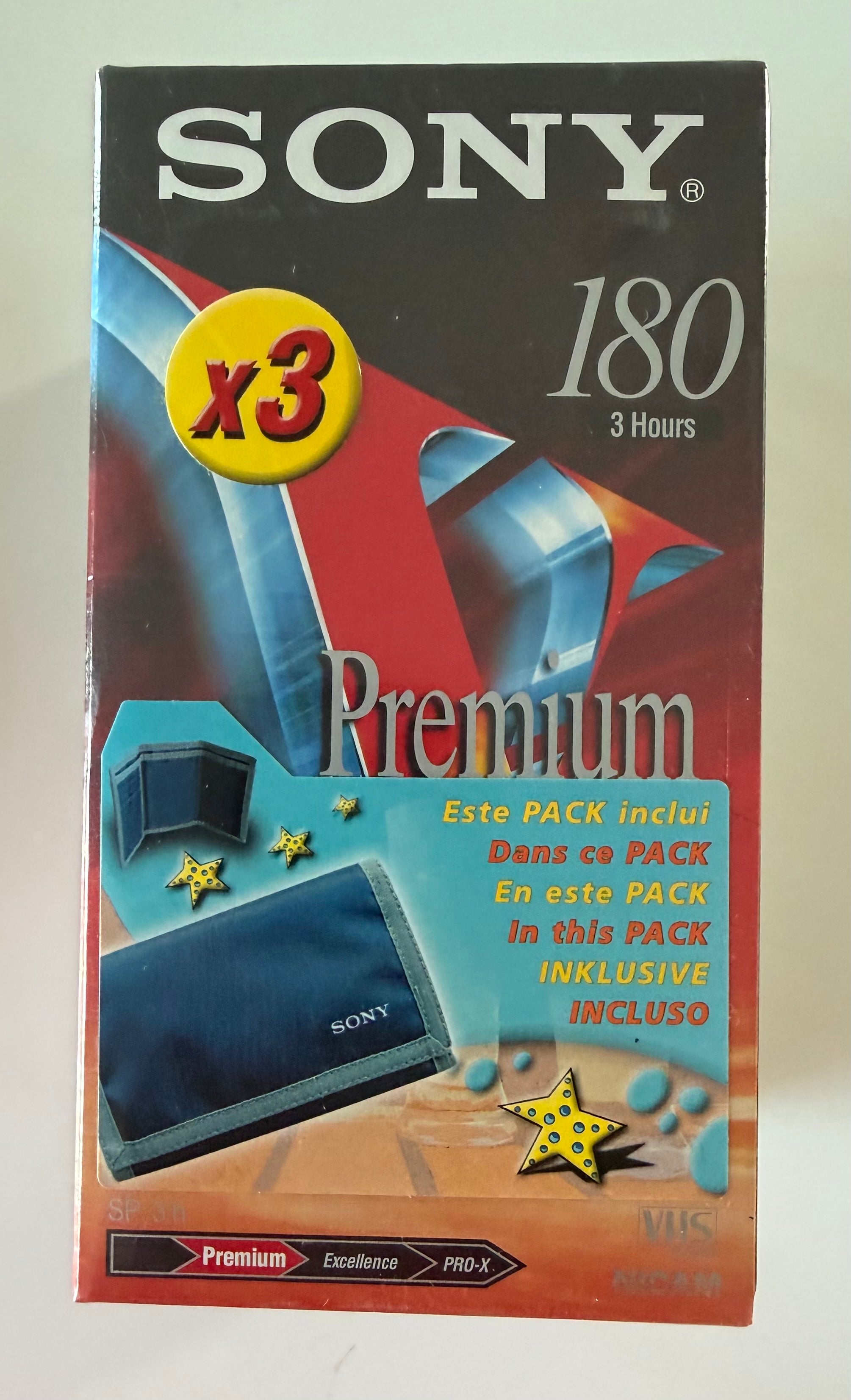 Sony 180 Premium Video bånd 3 pak