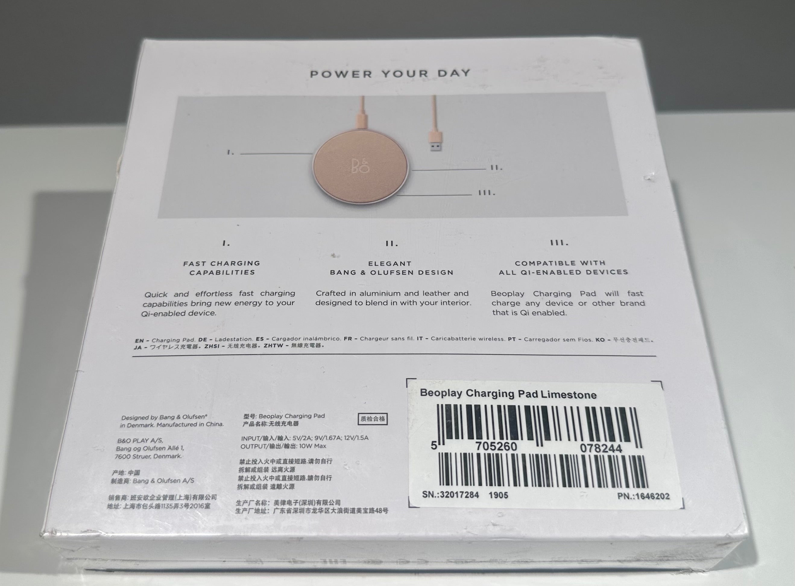 Beoplay Charging Pad Limestone