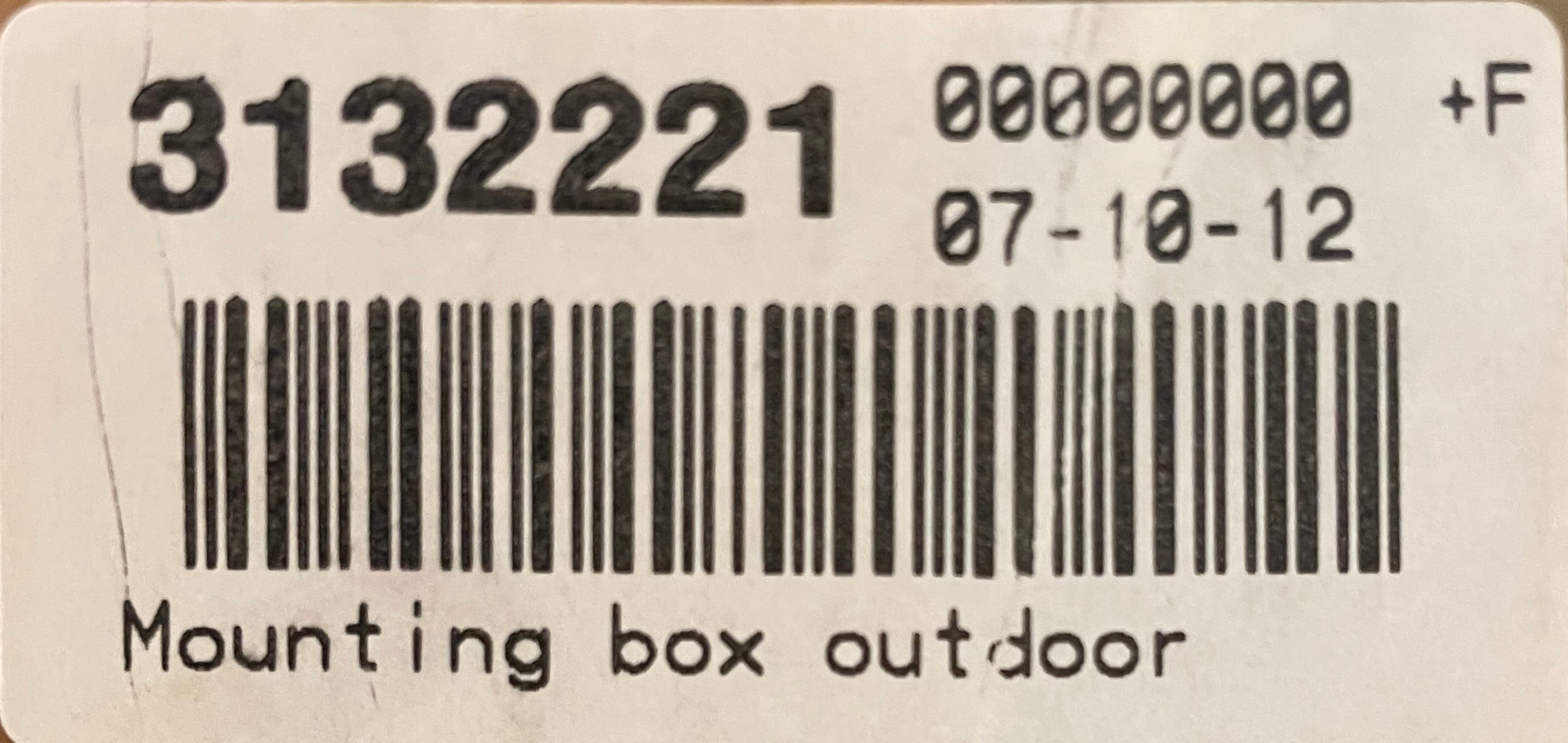 Mounting Box outdoor