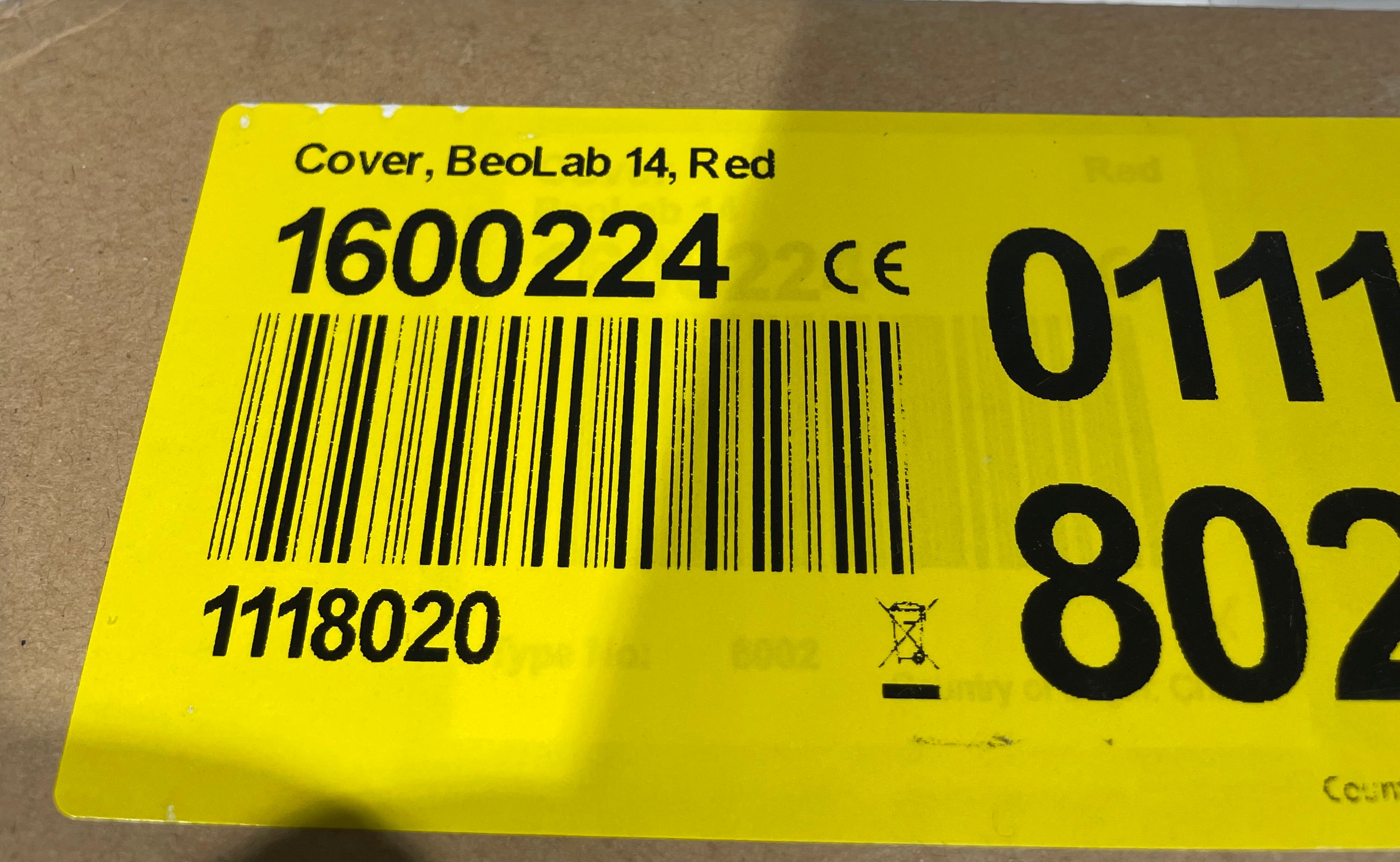 Beolab 14 Cover Rød