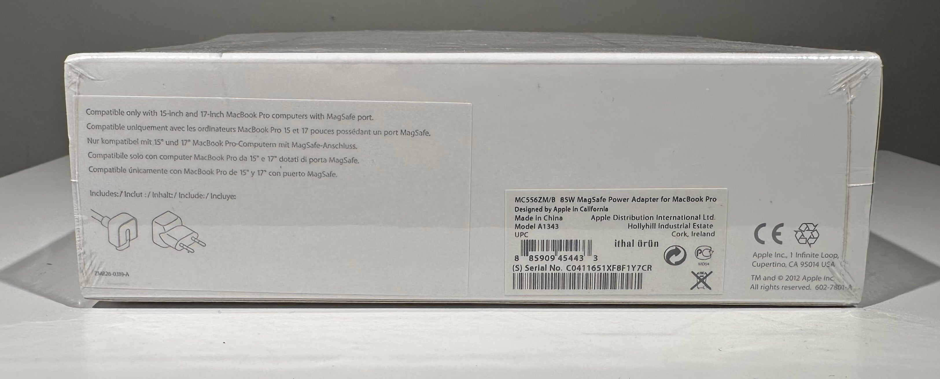 Apple 85W MAGSAFE POWER ADAPTER (MC556ZM/B) NY