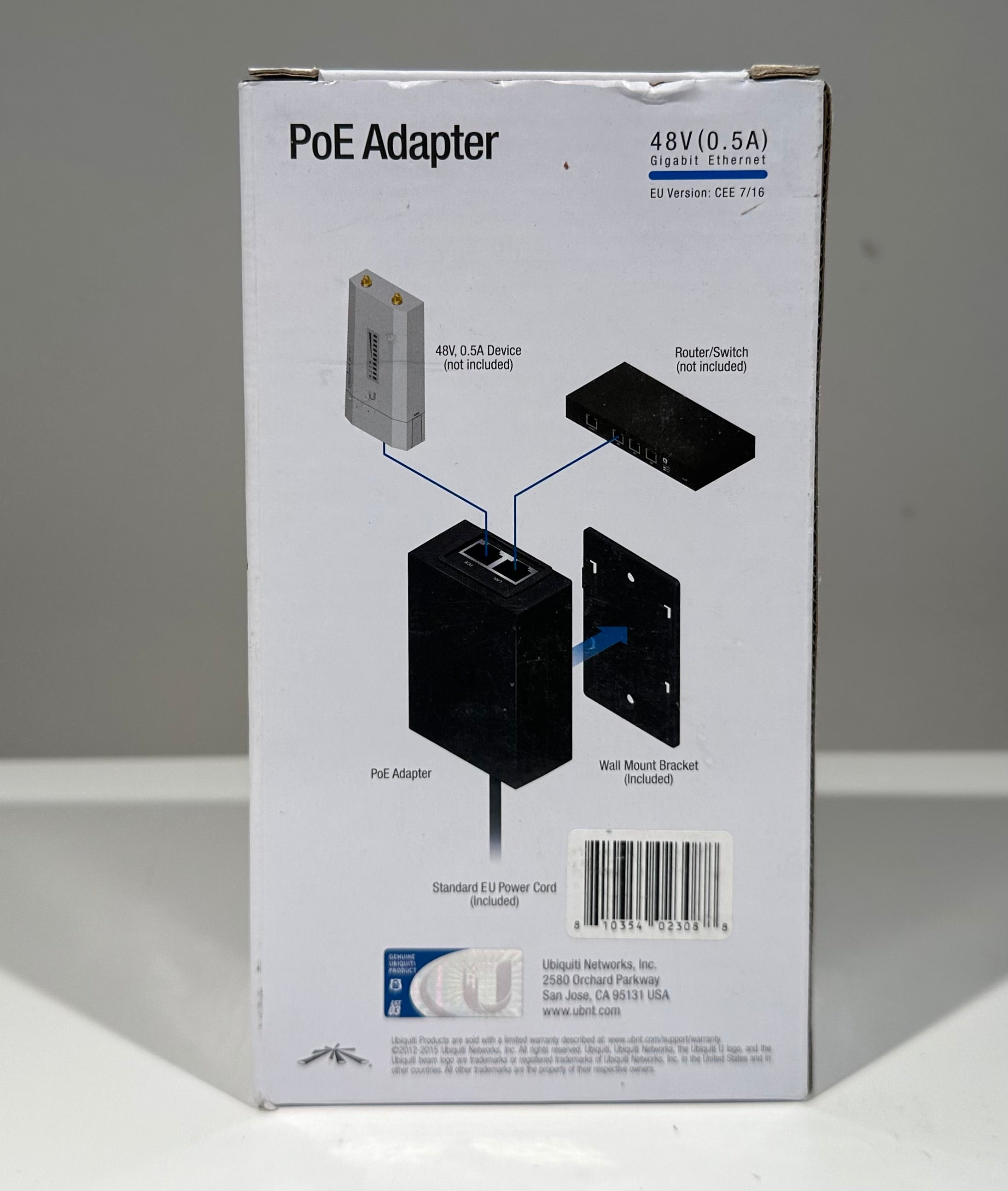 Ubiquiti POE-injektor 48 V 24 W