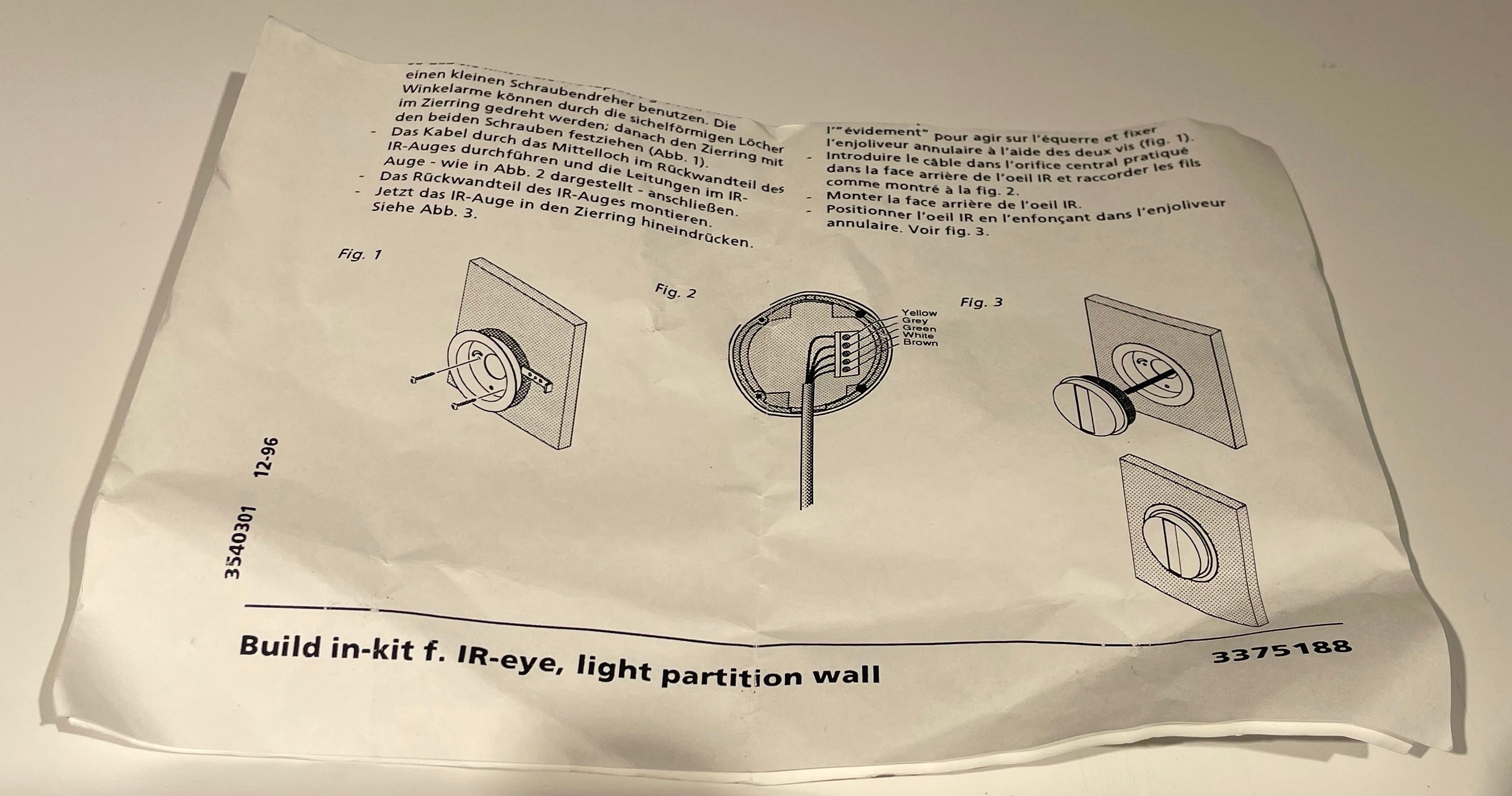 Build in kit for IR Eye