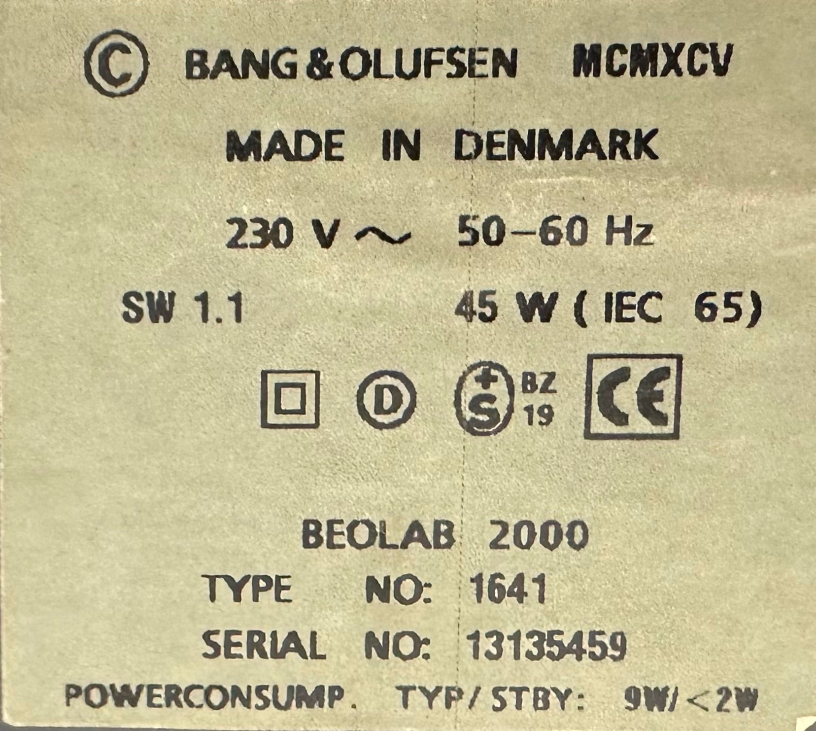 BeoLab 2000 (13135459)