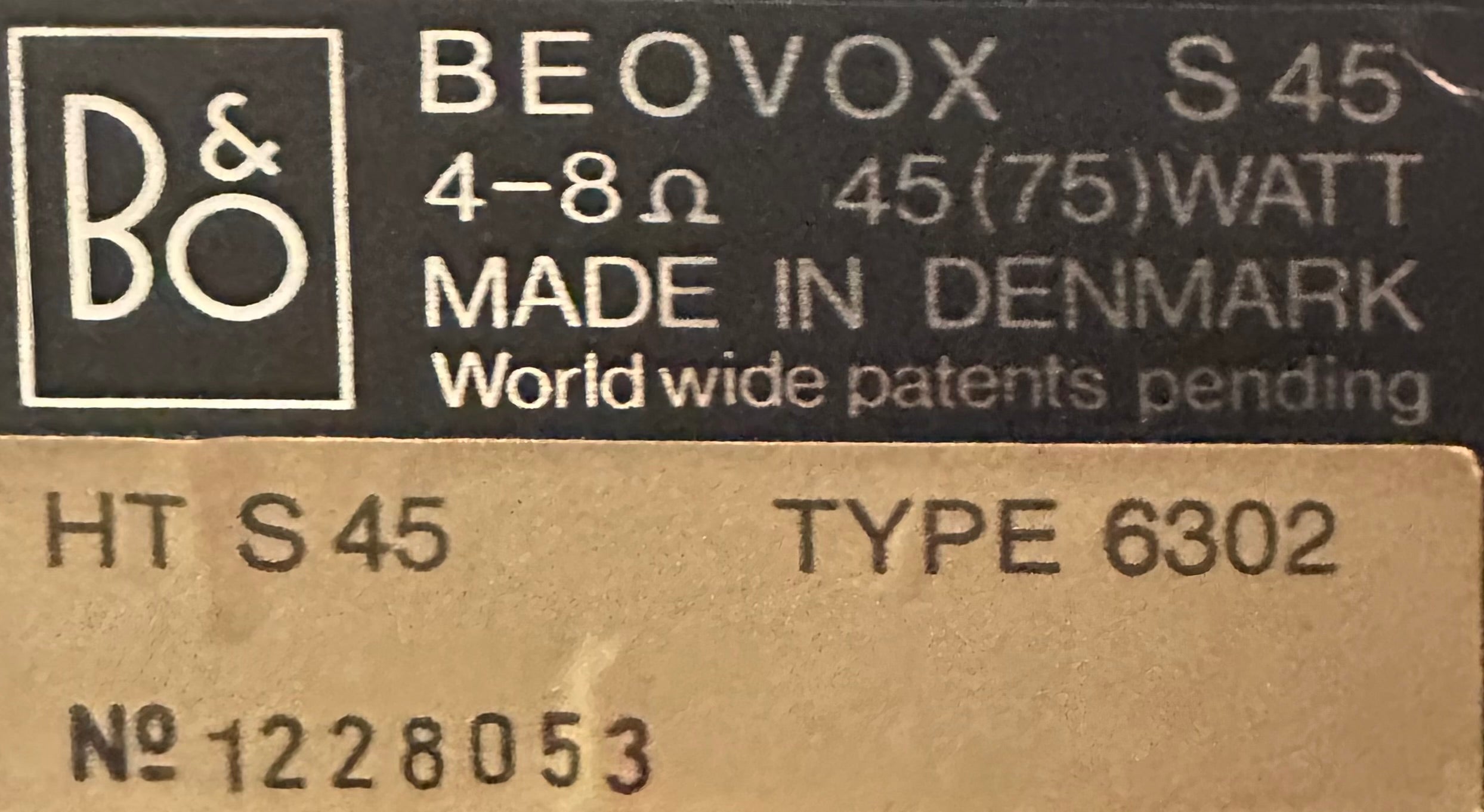 BeoVox S 45 (1228053)