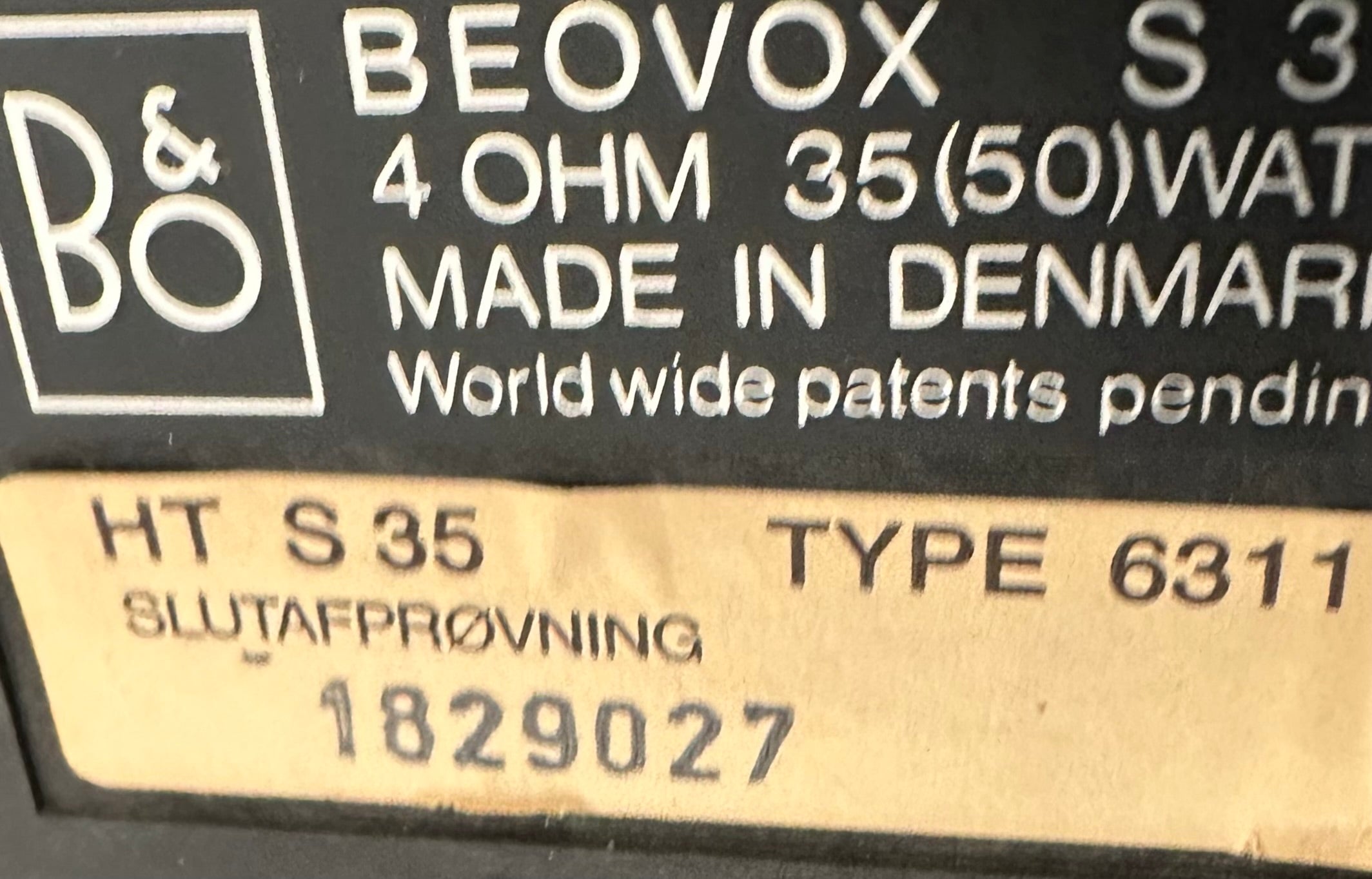 BeoVox S 35 (1829027)