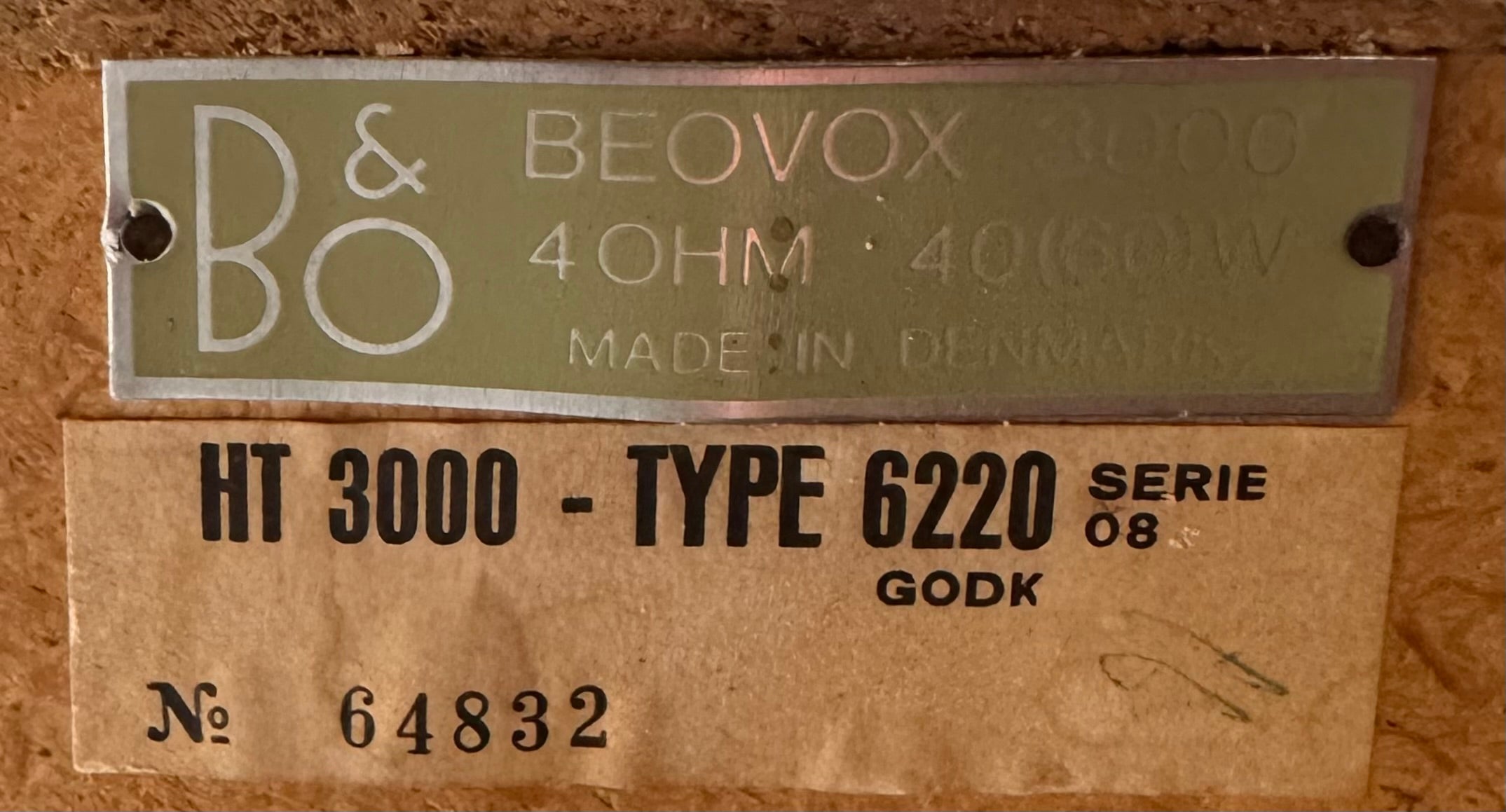 BeoVox 3000 teak (64832)