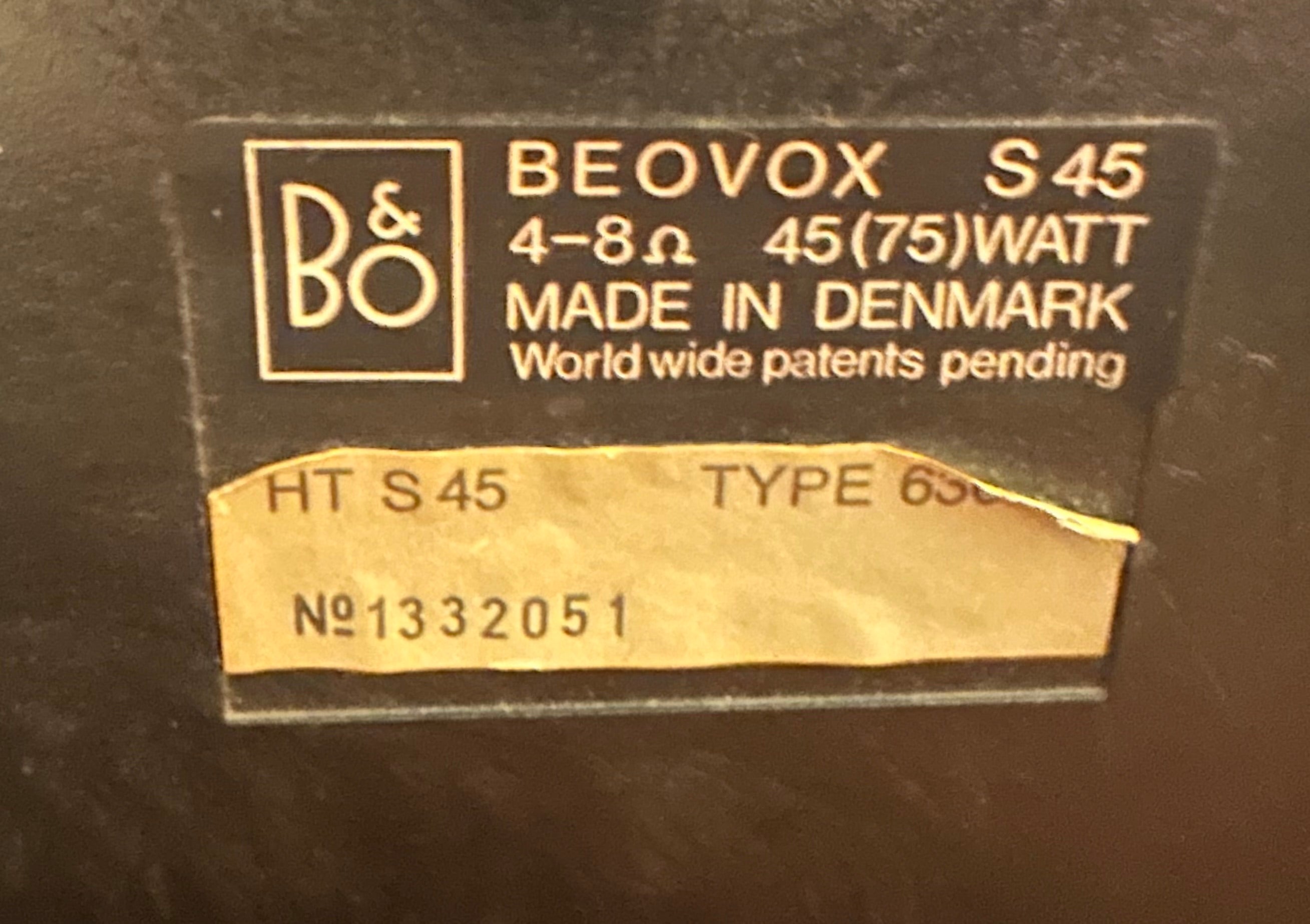 BeoVox S 45 (1332051)