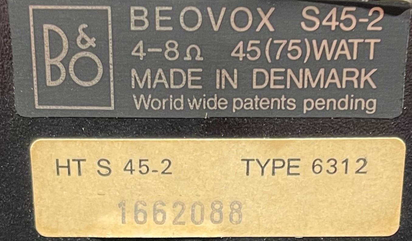 BeoVox  S 45-2 (1662088)