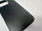 Iphone 16 pro max sort læder cover